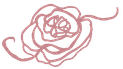 Tiny Chantalle Rose signature rose logo